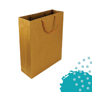 Bolsas | tamaño 14.9" x 19.6" x 4.7" | Kraft<br>12 piezas