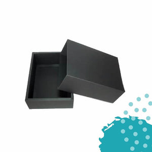 Caja de Cartón | tamaño 10.6" x 7.5" x 3.5" | Negro