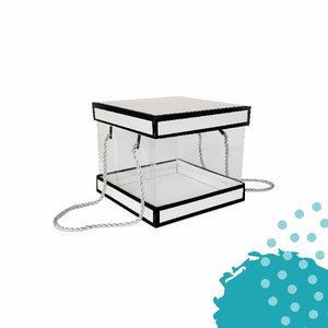 Caja de Cartón | tamaño 7.75" x 7.75" x 6.50" | Blanco