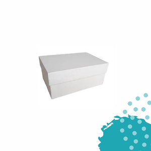 Caja de Cartón | tamaño 4.25" x 6.25" x 2.75" | Blanco hueso