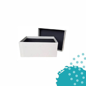 Caja de Cartón | tamaño 5" x 7" x 3" | Blanco hueso