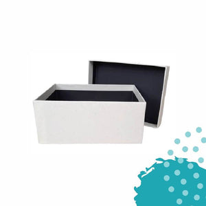 Caja de Cartón | tamaño 8.25" x 10.25" x 4.75" | Blanco hueso