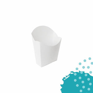 Envases desechables | tamaño 4" x 3" x 1.9" | Blanco