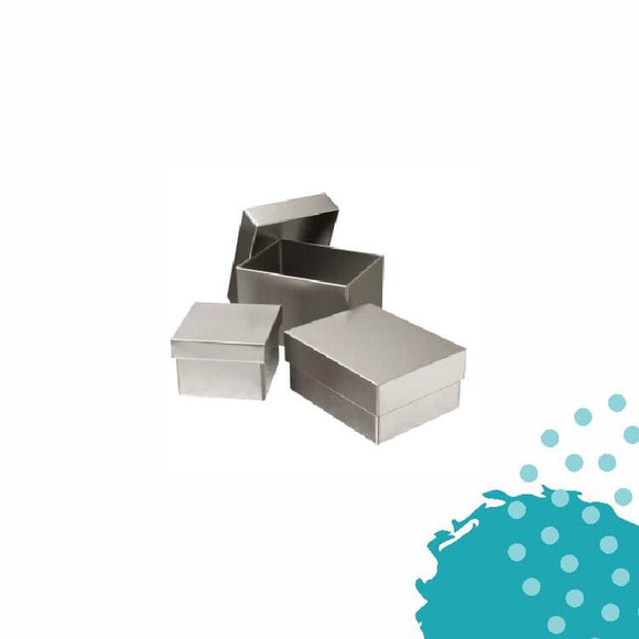 Caja metálica cúbica - Varios tamaños - Latitas Online